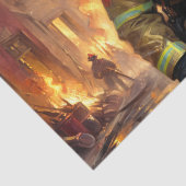 Cane Corso - Brandweerman - Decoupage - Tissuepapier (Detail)