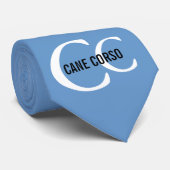 Cane Corso Breed Monogram Stropdas (Opgerold)