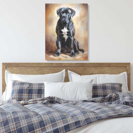 Cane Corso Canvas Afdruk (Insitu (Slaapkamer))
