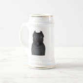 Cane Corso Cartoon Bierpul (Voorkant links)