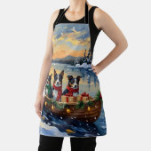 Cane Corso Christmas Boat Holiday Schort (Insitu)