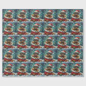 Cane Corso Christmas Santa Bag Adventure Cadeaupapier (Vlak)