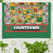 Cane Corso Countdown Kerst Adventskalender Hond Theedoek (Gevouwen)