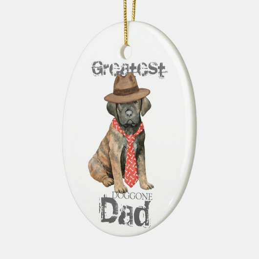 Cane Corso Dad Ceramic Ornament (Links)
