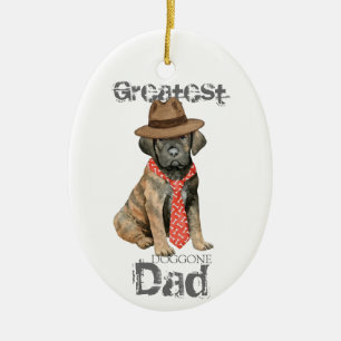 Cane Corso Dad Ceramic Ornament