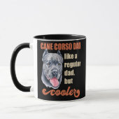 Cane Corso Dad Funny Vaderdag Mok (Links)