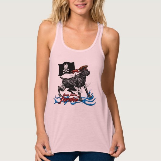 Cane Corso, de kapitein van het piratenschip Tanktop (Voorkant)