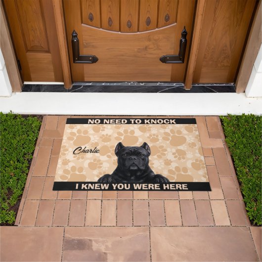 CANE CORSO DEURMAT (Buiten)