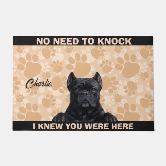 CANE CORSO DEURMAT (Voorkant)