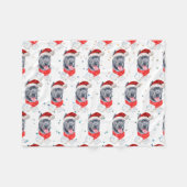 Cane Corso Dog Breed Christmas Stars Fleece Deken (Voorkant (Horizontaal))