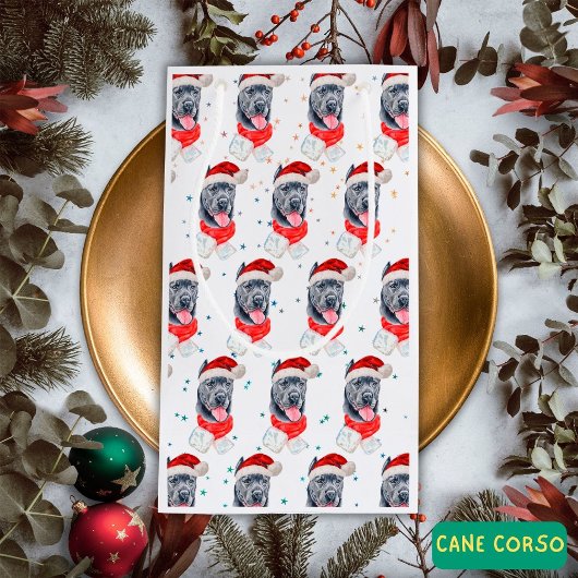 Cane Corso Dog Breed Christmas Stars Klein Cadeauzakje
