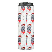 Cane Corso Dog Breed Christmas Stars Thermosbeker (Achterkant)