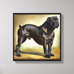 Cane Corso Dog Canvas Afdruk