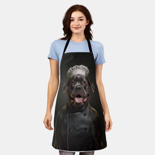Cane Corso Dog Chef Schort (Gedragen)