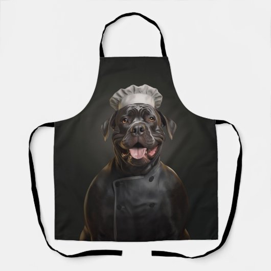 Cane Corso Dog Chef Schort (Voorkant)