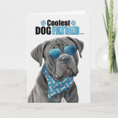 Cane Corso Dog Coolest Dad Ooit Vaderdag Feestdagen Kaart (Voorkant)