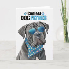 Cane Corso Dog Coolest Dad Ooit Vaderdag Feestdagen Kaart