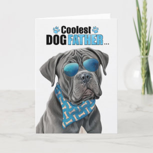 Cane Corso Dog Coolest Dad Ooit Vaderdag Feestdagen Kaart