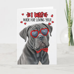 Cane Corso Dog gemaakt voor Loving You Valentijn Feestdagen Kaart