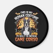 Cane Corso Dog Geweldige Kostuum Halloween Magneet (Voorkant)