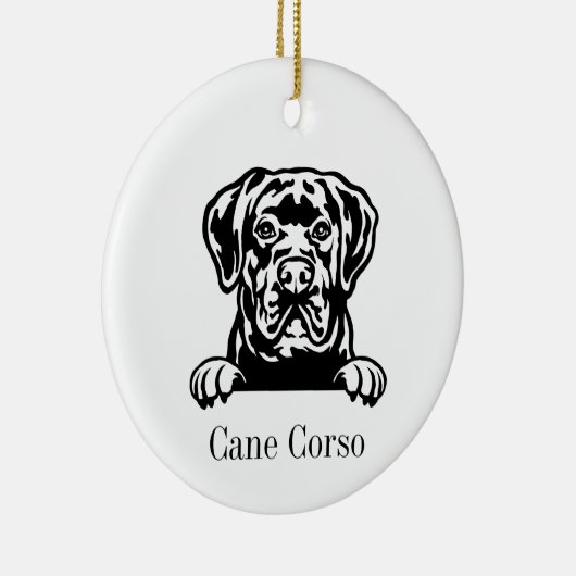 Cane Corso dog ornament (Rechts)