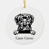 Cane Corso dog ornament (Voorkant)
