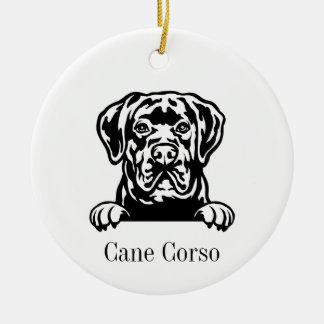 Cane Corso dog ornament