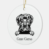 Cane Corso dog ornament (Links)