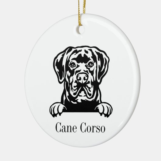 Cane Corso dog ornament (Links)