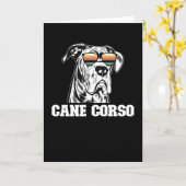 Cane Corso Dog Owner Cane Corsos Kaart (Gele Bloem)