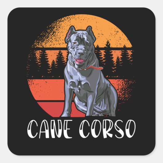 Cane Corso Dog Owner Cane Corsos Vierkante Sticker (Voorkant)