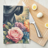  Cane Corso Dog Painting Theedoek (Quarter Fold)