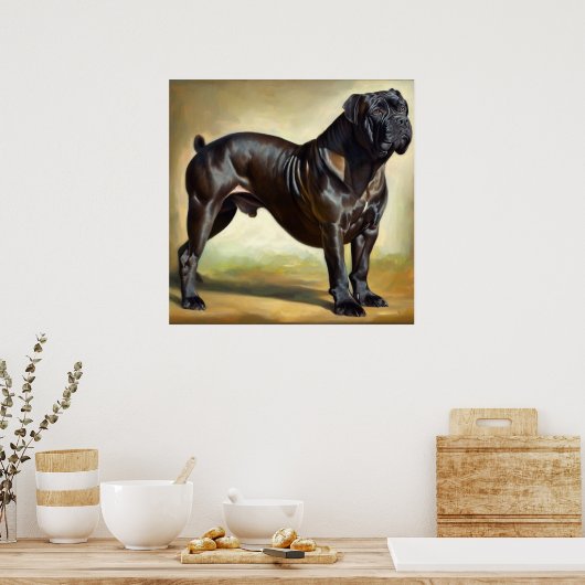 Cane Corso Dog Poster (Keuken)
