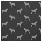 Cane Corso Dog Silhouettes Grey and Black Stof (Swatch)