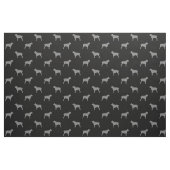 Cane Corso Dog Silhouettes Grey and Black Stof (Fat Quarter)