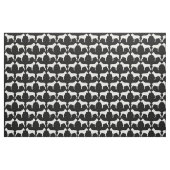 Cane Corso Dog Silhouettes Patterned Stof (Fat Quarter)