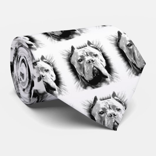 Cane Corso Dog Stropdas (Opgerold)