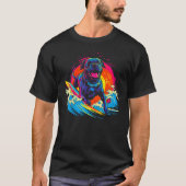 Cane Corso Dog Surfer T-shirt (Voorkant)