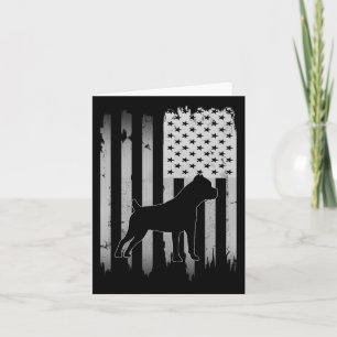 Cane Corso Dog Verenigde Staten Amerikaanse vlag 4 Kaart