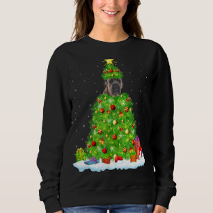 Cane Corso Dog Xmas Lighting Tree Cane Corso Trui