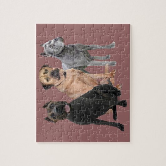 Cane Corso Drie Legpuzzel (Verticaal)
