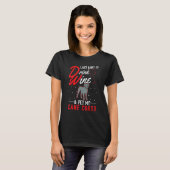 Cane Corso En Wijn Italiaanse Molossus Cane Corso T-shirt (Voorkant volledig)