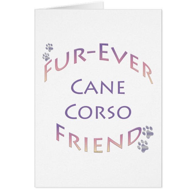 Cane Corso Furever (Voorkant)