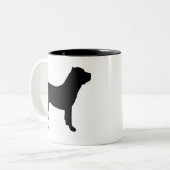 Cane Corso Gear Tweekleurige Koffiemok (Voorkant links)