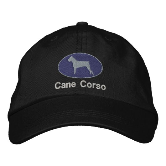 Cane Corso geborduurd Pet (Dark) (Voorkant)