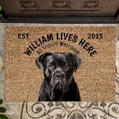 Cane Corso gepersonaliseerd huisdier Deurmat