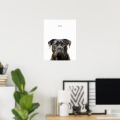 Cane Corso gepersonaliseerde print (Thuiskantoor)