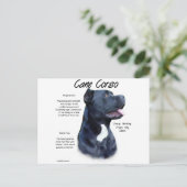Cane Corso Geschiedenis Briefkaart (Staand voorkant)