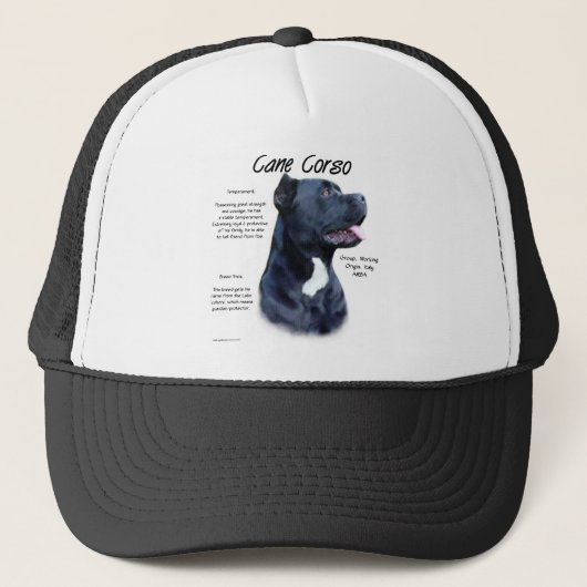 Cane Corso Geschiedenis Trucker Pet (Voorkant)