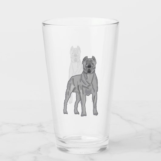 Cane Corso Glas (Achterkant)